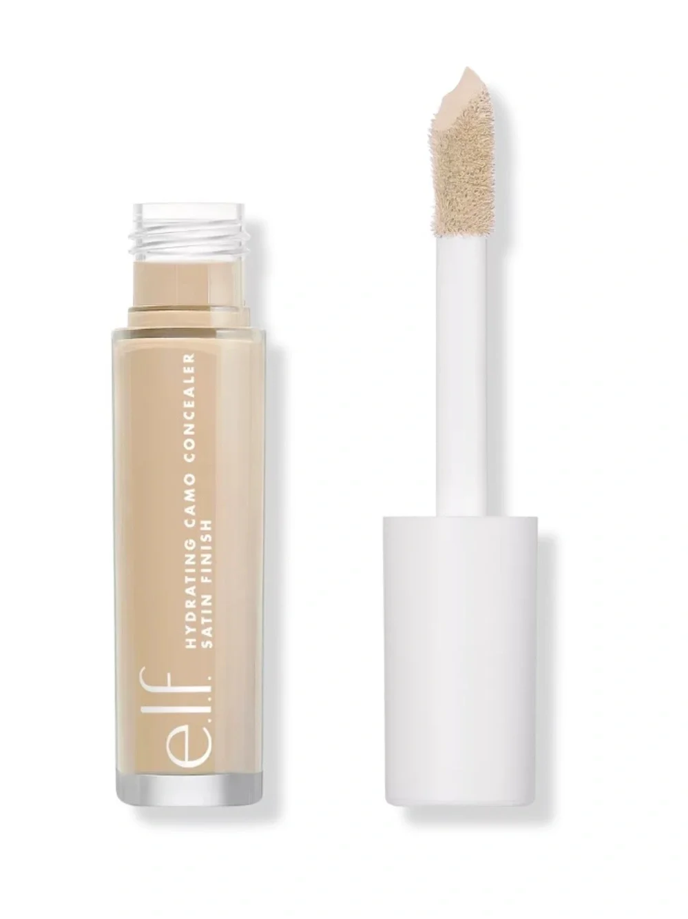 elf Hydrating Camo Concealer in Light Beige Full Coverage Satin Finish